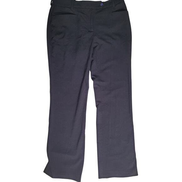 Calvin Klein Black Slacks Back and Front Pockets Sz 4 - Picture 1 of 6